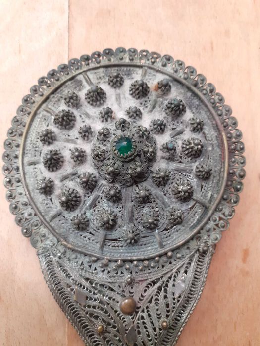 Уникат - старо възрожденско огледало филигран гранулация