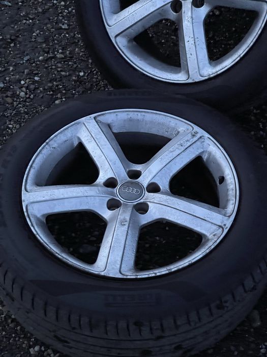 Jante Audi Q5 R19 + Anvelope Pirelli 235/55/19 aproape NOI