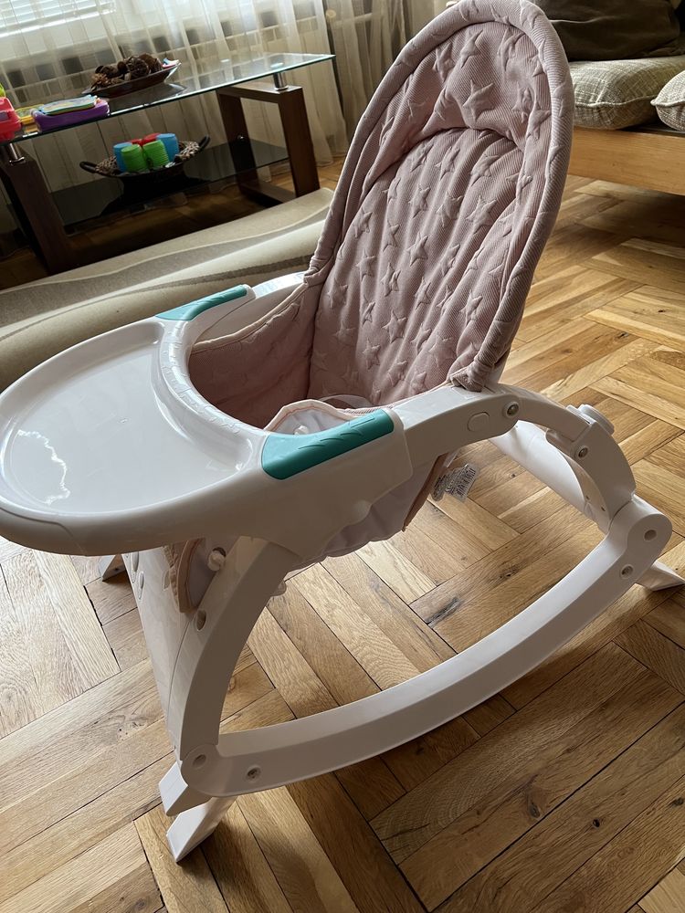 Бебешки шезлонг и столче за хранене от 0+