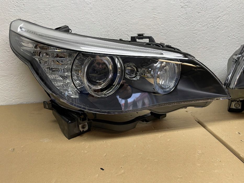 Bmw 5 E60 E61 facelift far bixenon stanga dreapta xenon led adaptiv