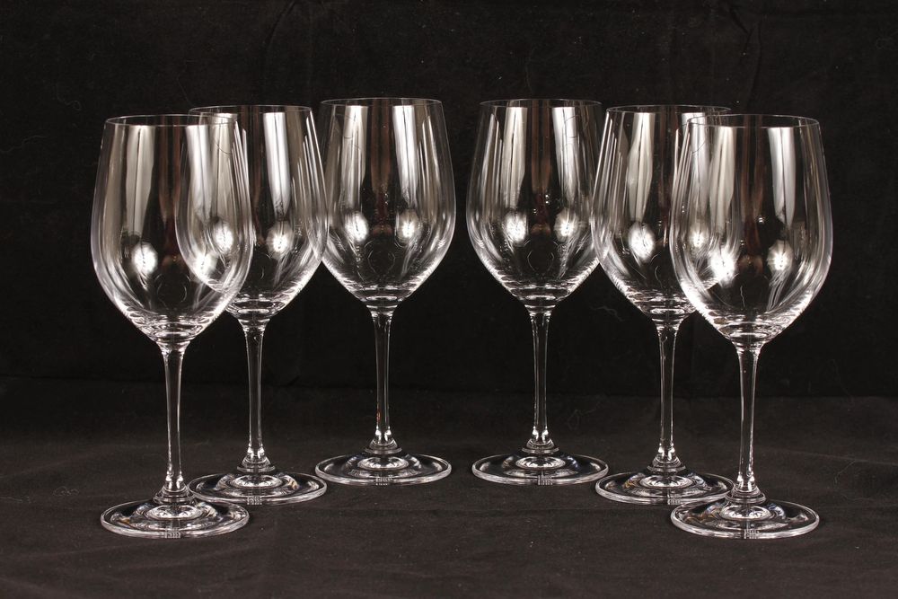 pahare degustare riedel vin cu picior cristal 20cm 10+10