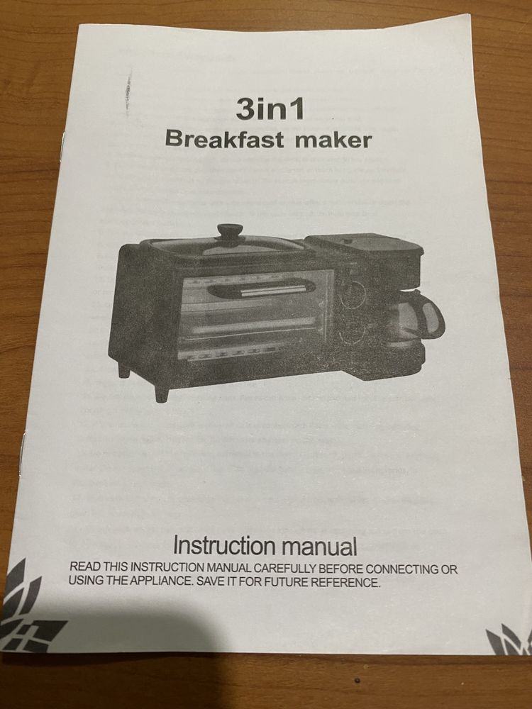 Breakfast maker multiple functiuni