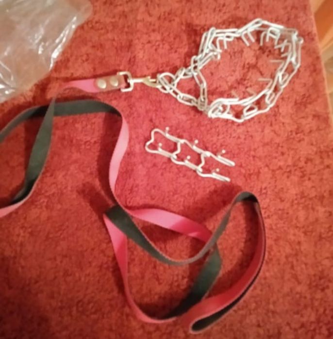 Отдам новый поводок цепь строгач.