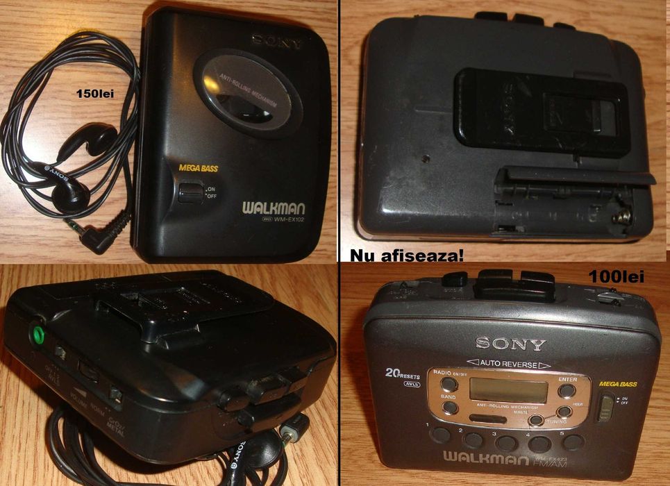 Mini Casetofon Walkman Sony WM-EX102 Sony FX-423
