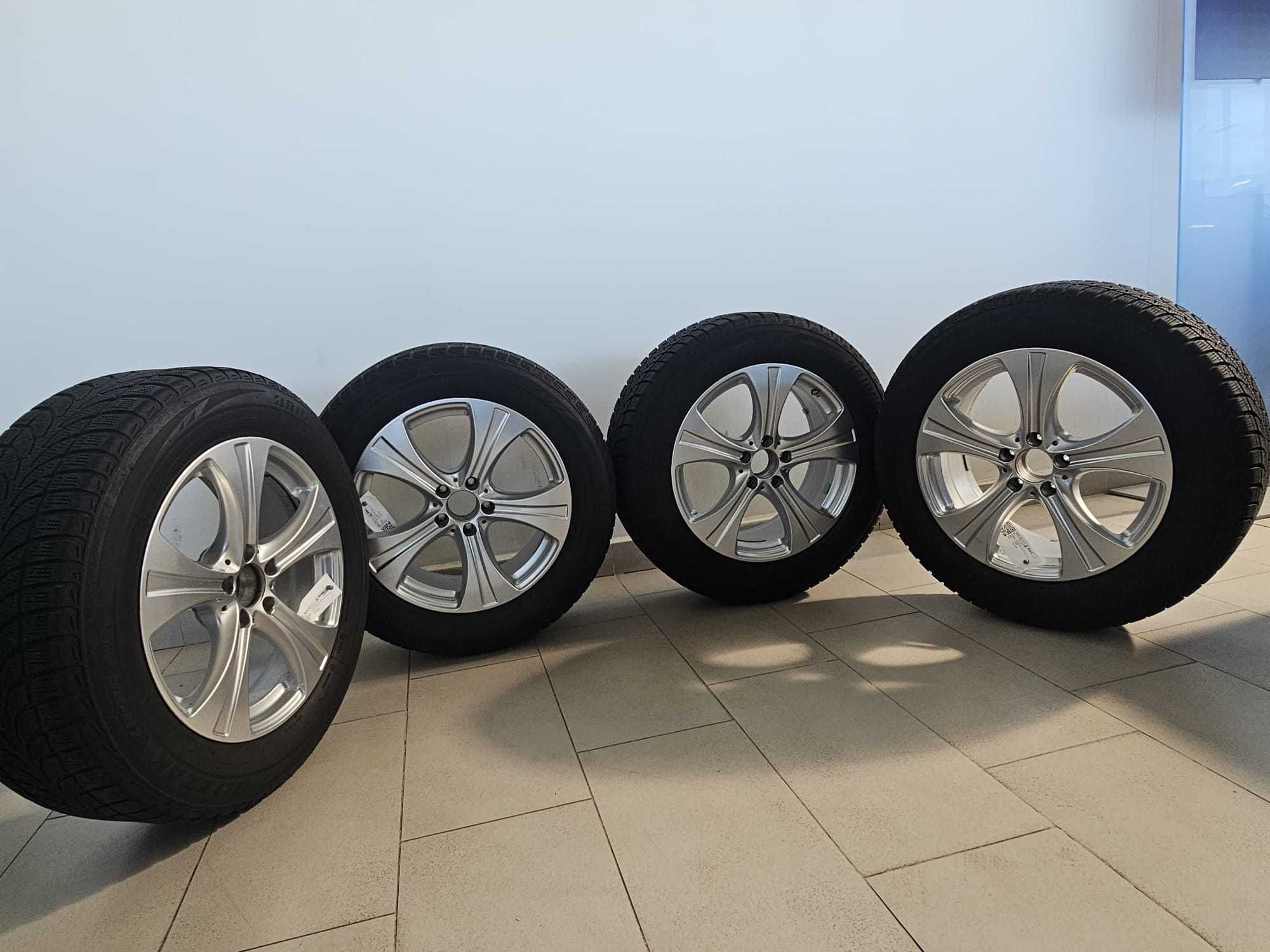 Set roti BRIDGESTONE + Jante originale MERCEDES GLC 220, 235/60R18 M+S