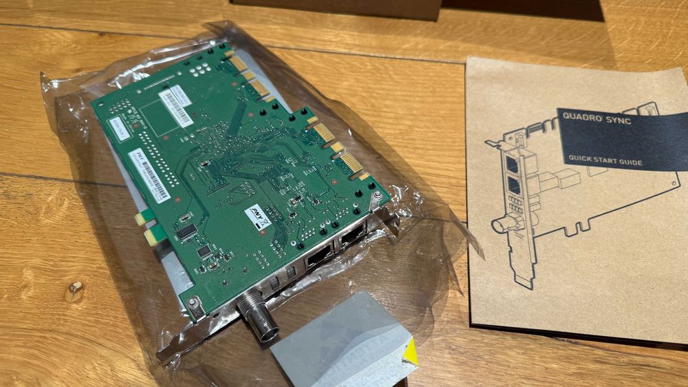 NVIDIA Quadro Sync PNY - Frame/Gen Lock - Stare Nouă – Cutie