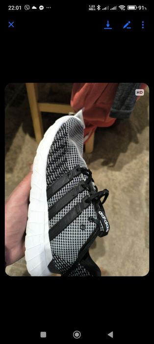 Adudas сиво и черно номер 42