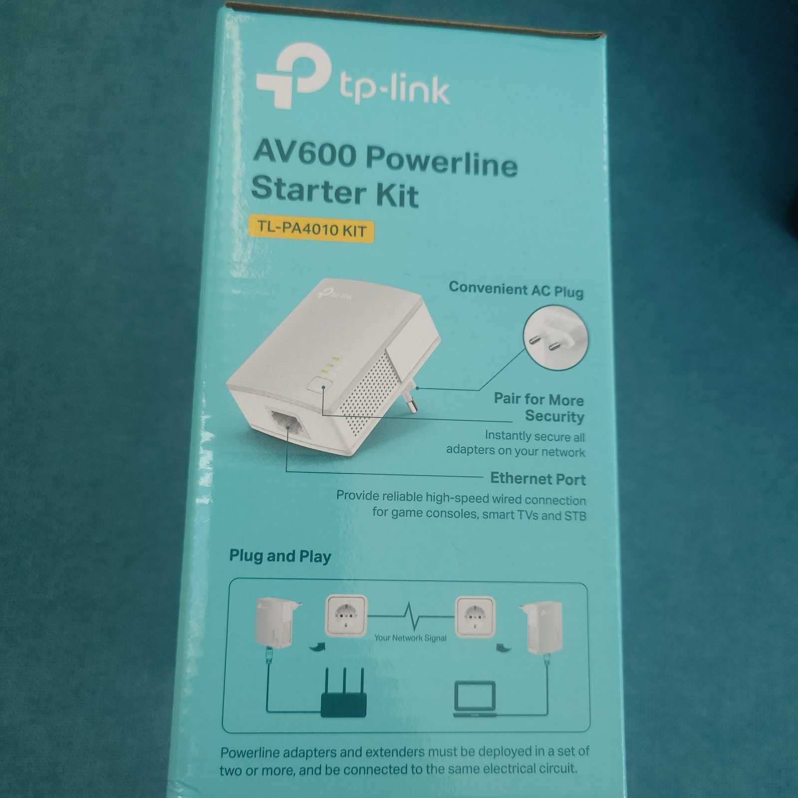 TP-Link Powerline Adapter Starter Kit, комплект 2 устройства