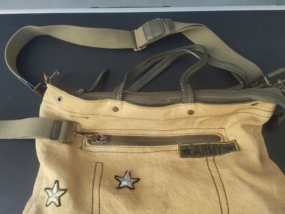 Винтидж Платнена чанта за рамо ( унисекс )