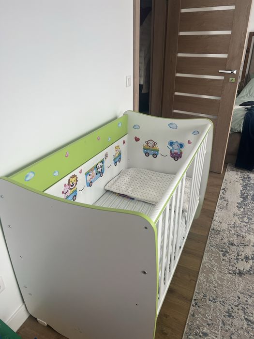 Дървена кошара 70/140 Lorelli с матрак