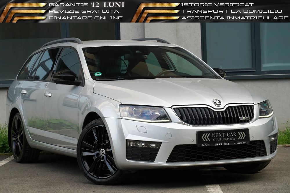 Skoda Octavia GARANTIE 12 LUNI*RATE*Distributie*184CP*VRS*Piele*Navi*Bixenon*EURO6