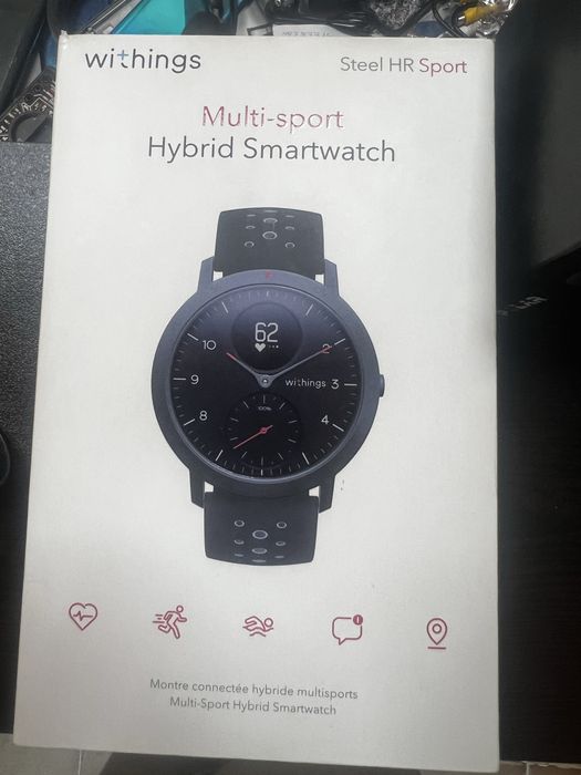withings  HR Sport Multi-sport Hybrid Smartwatch