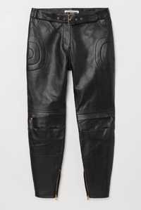 Pantaloni piele Moschino HM marime 38 S - M pantaloni H&Moschino