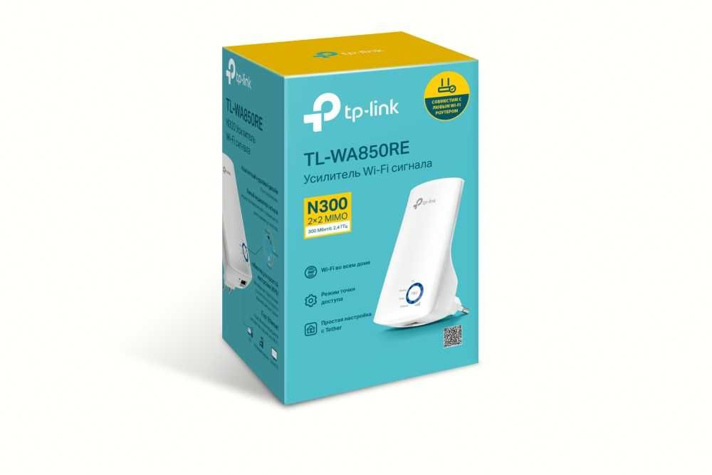 TP-Link TL-WA850RE / N300 Усилитель Wi-Fi сигнала