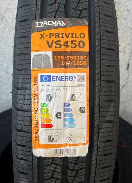 Нови зимни гуми TRACMAX 195/75 R16C с НОВ ДОТ 195/75/16