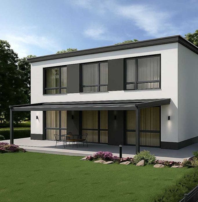 Къща с 4 спални и гледка поле и море