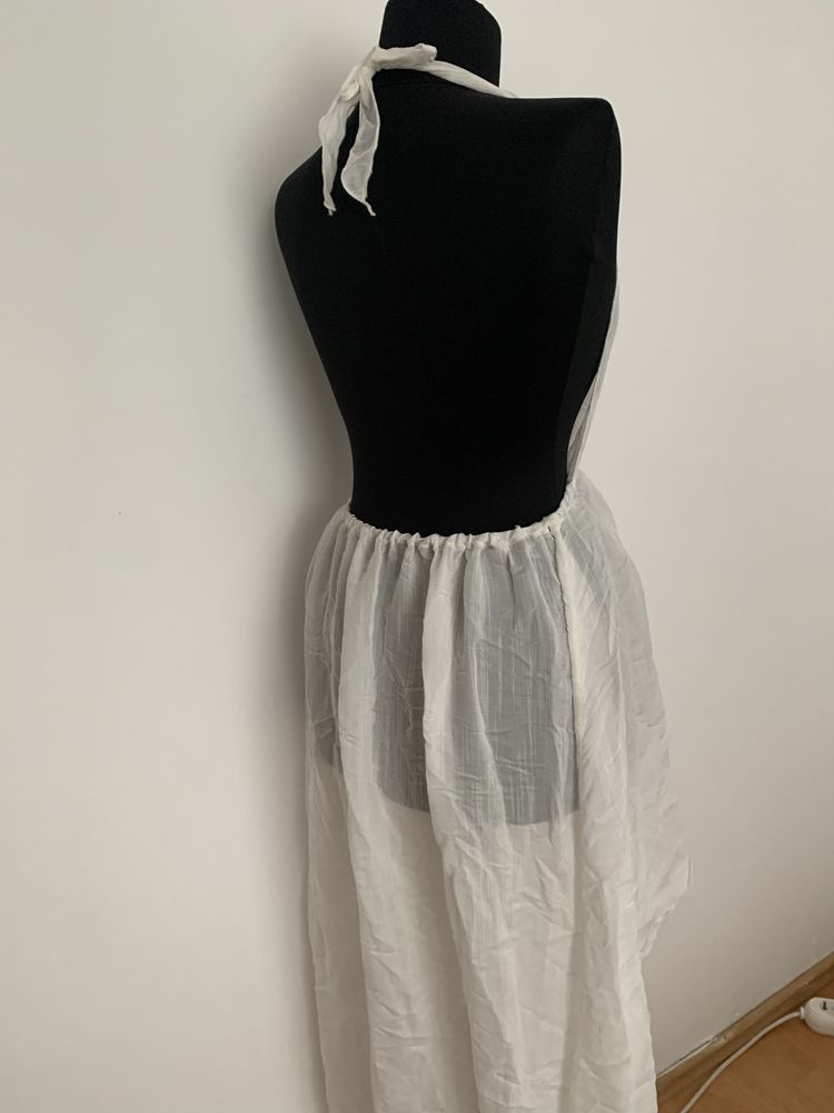 Rochie alba de plaja