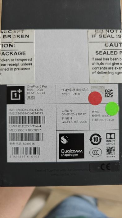 Vând OnePlus 9 pro 265gb