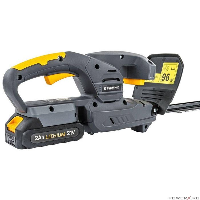 Foarfeca pentru gard viu cu acumulator, 2Ah, x2 baterii, 15mm, lungime