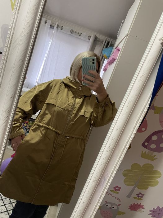 Geaca parka  trench Zara oversize primavara toamna