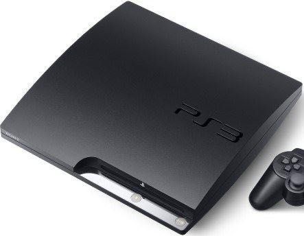 PlayStation 3 с два безжични джойстика и зарядна стойка към тях