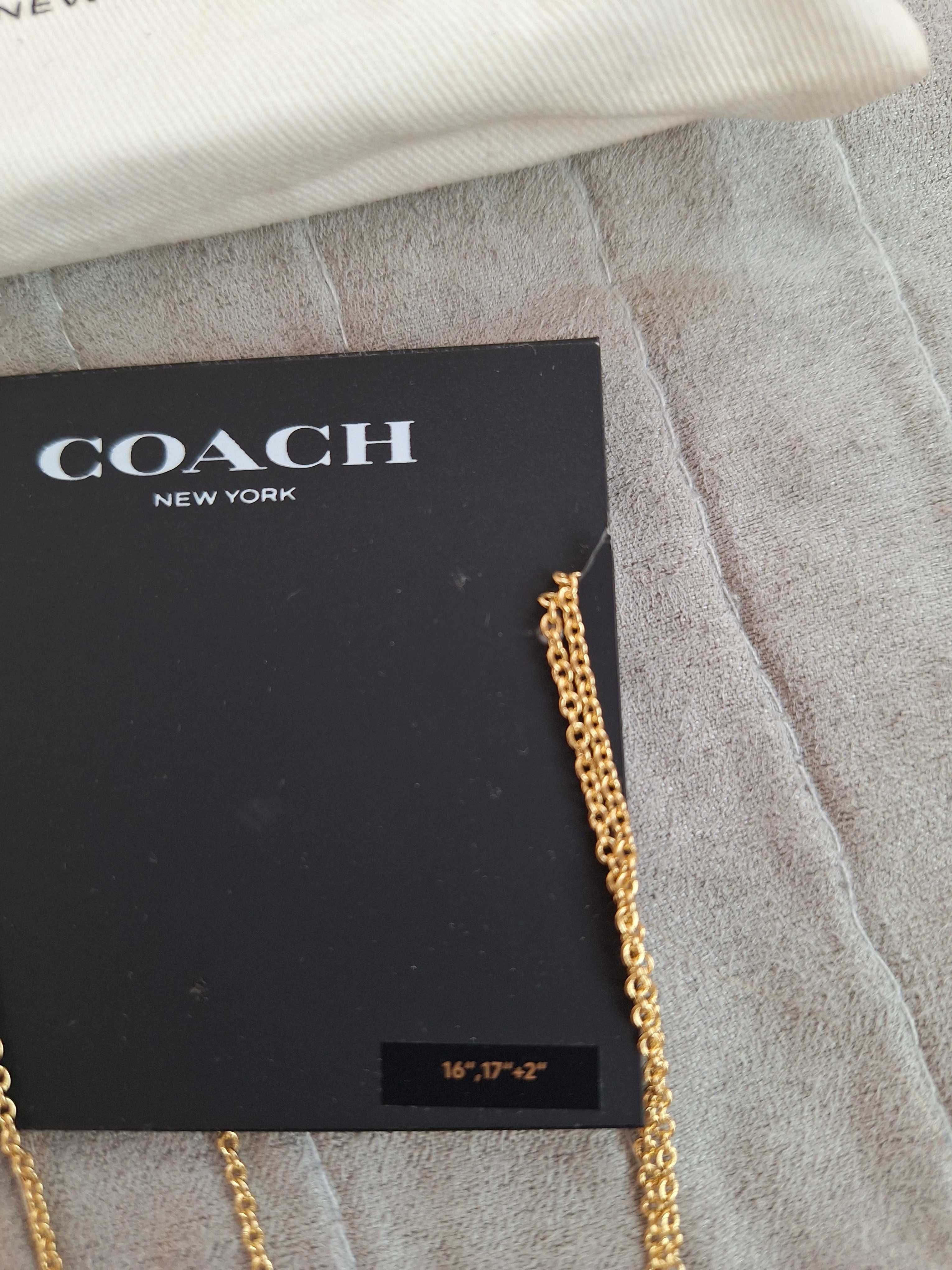 Колие Coach ново оригинално