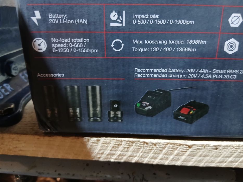 Impact PARKSIDE Performance 20V/4Ah PASSP 20-Li C4