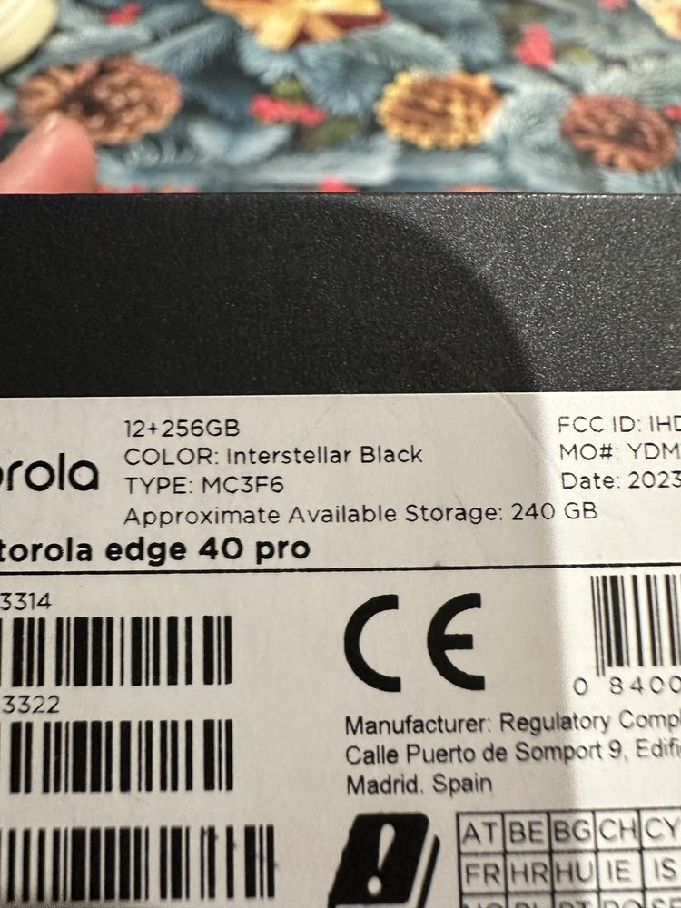 Motorola Edge 40 Pro 12/256gb