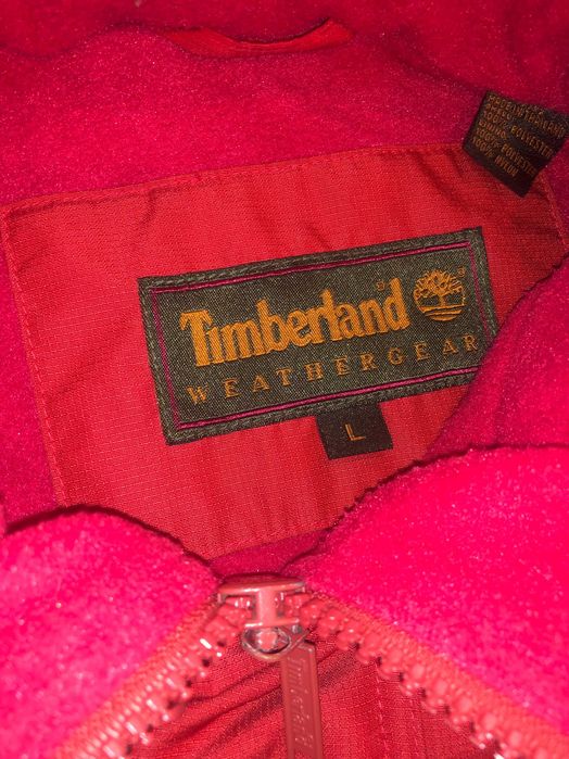 Geaca iarna Timberland, dublata cu polar, ca noua, mar. L