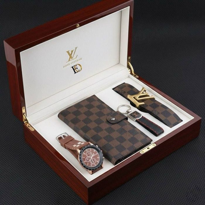 Set bărbați ceas, curea si portofel