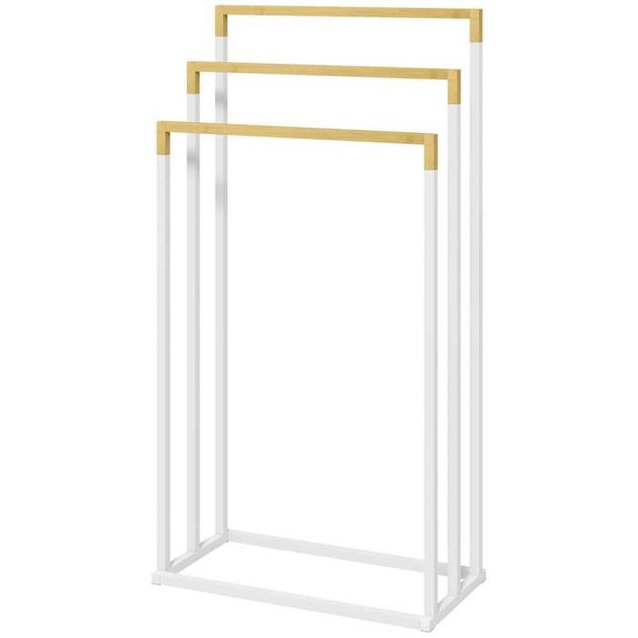 Комплект от 3 държача за кърпи kleankin, индустриален дизайн, бамбук