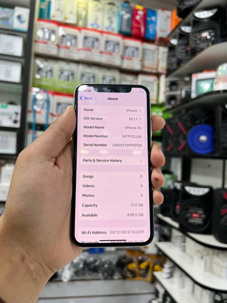 Iphone Xs 512/100% L/La region