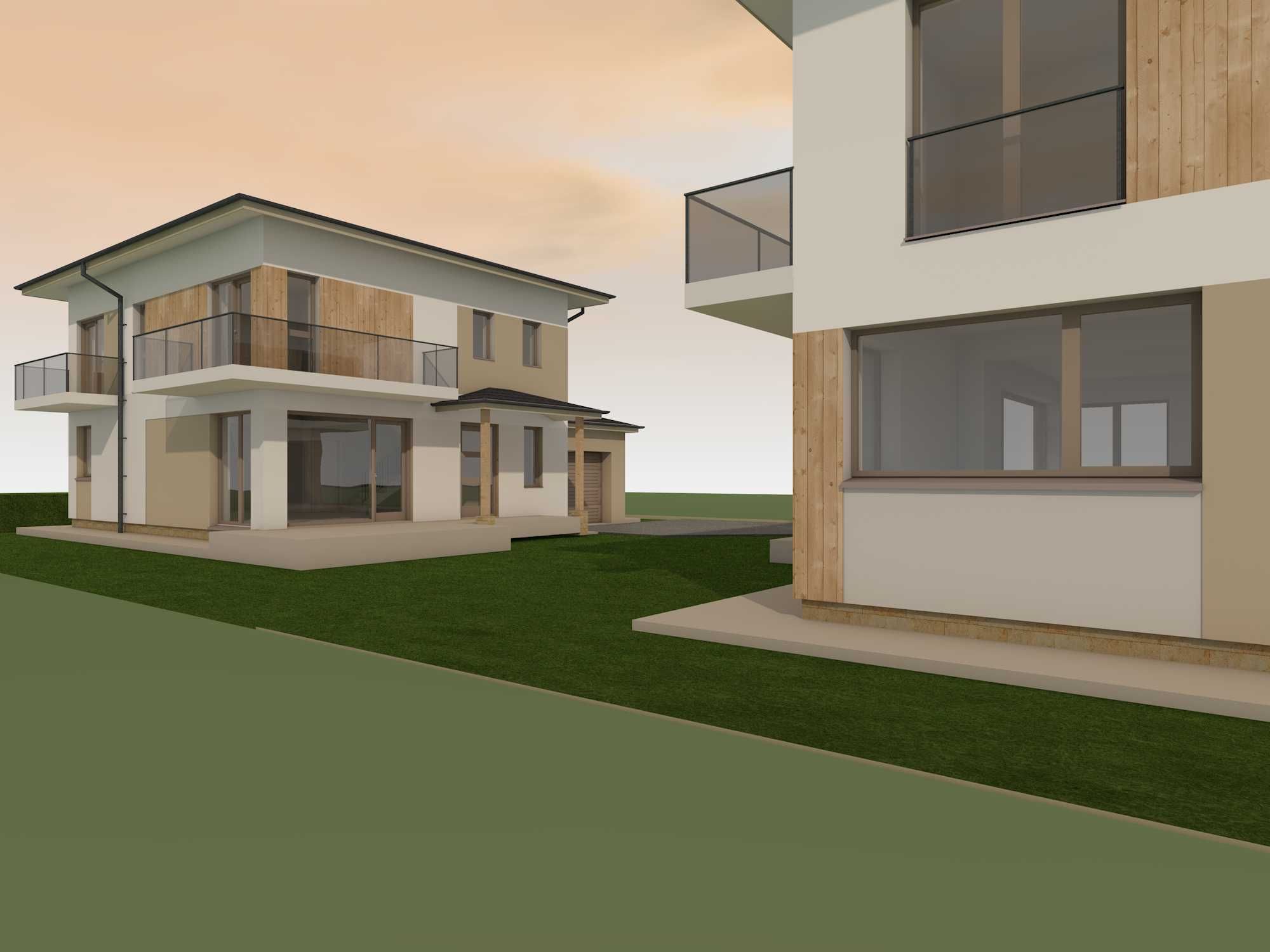Teren Chinteni cu AUTORIZATIE pentru Duplex si 1 Casa