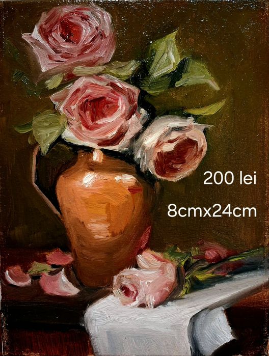 Pictură în ulei pe pânză