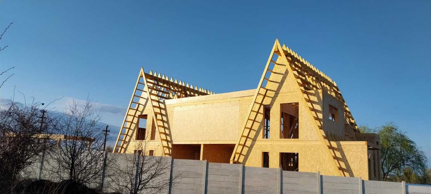 De Vanzare Cabana tip A Frame si casa din structura de lemn la comanda