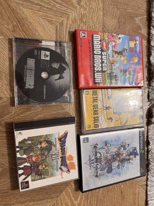 Разные диски на PS WII