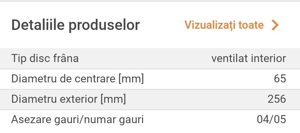 Disc frână față Volkswagen PASSAT  SEAT Discuri frână Passat Noi