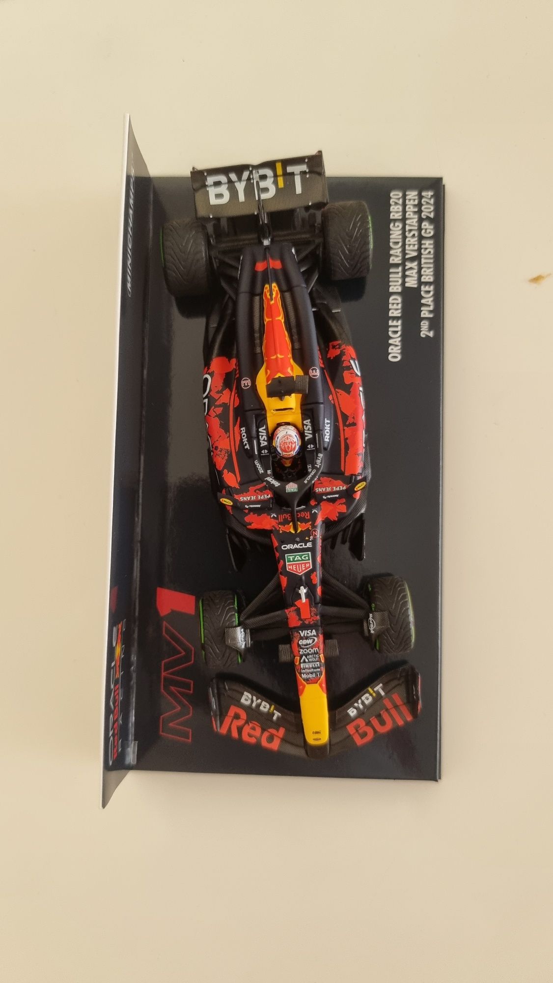 Red bull rb20 British gp special livery Max Verstappen
