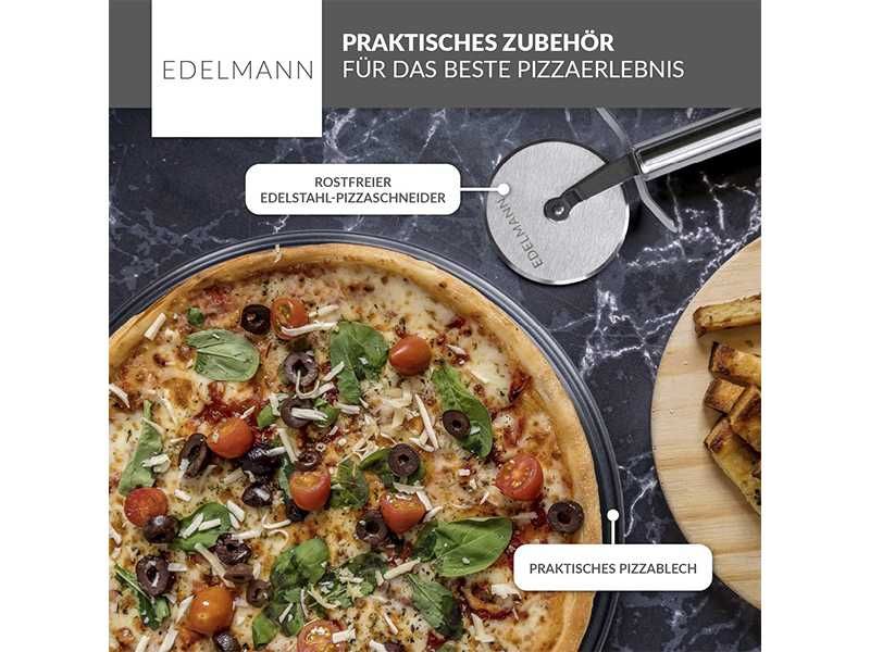 НОВИ! Каменна плоча за пица 38х30см 3 части с тава и нож за пица