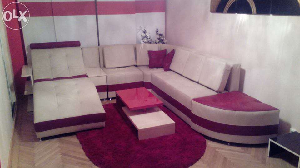 Canapea living Mihaela - piele naturala