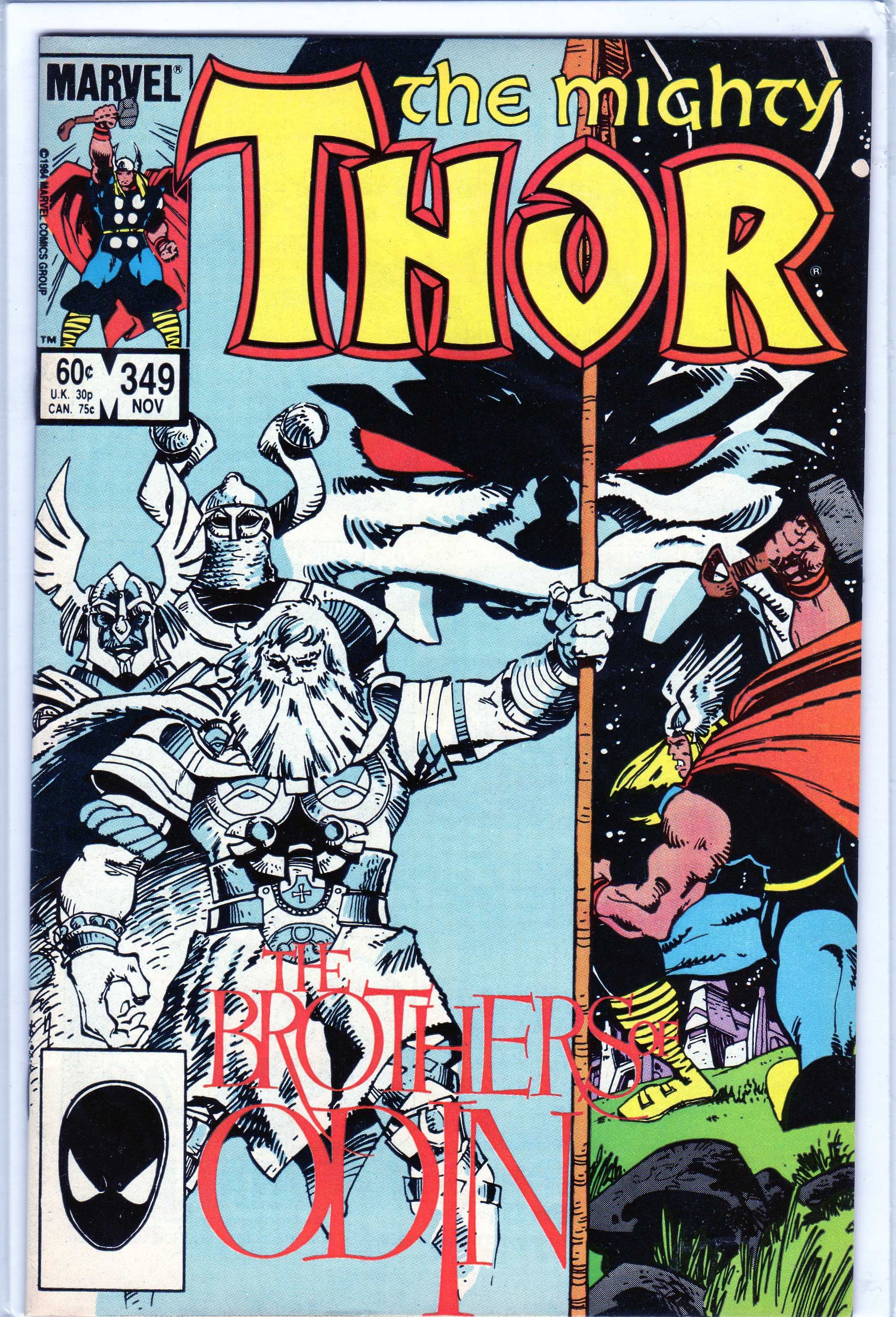 The Mighty Thor #349 The Brothers of Odin benzi desenate