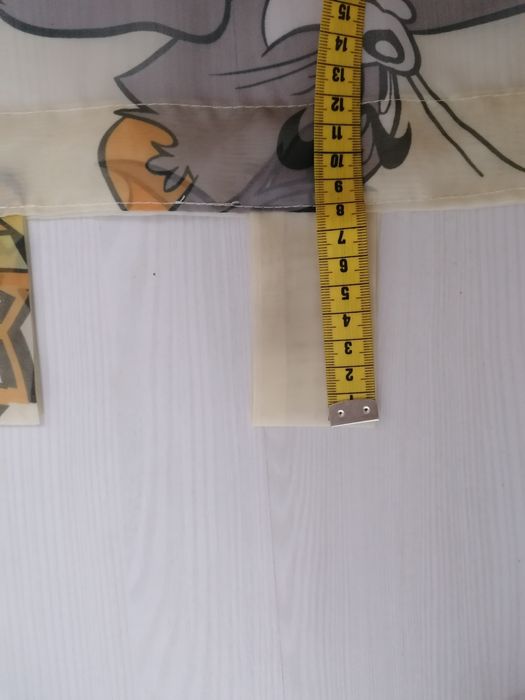 Perdea Tom & Jerry cu draperie bej