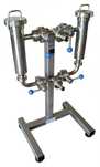 Filtru suc dublu corp din inox - MAURER - TVA deductibil