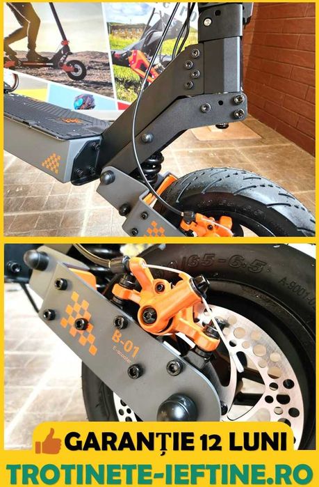 Trotineta Electrica KuKirin G4: Motor Puternic, Afisaj LED, Garantie