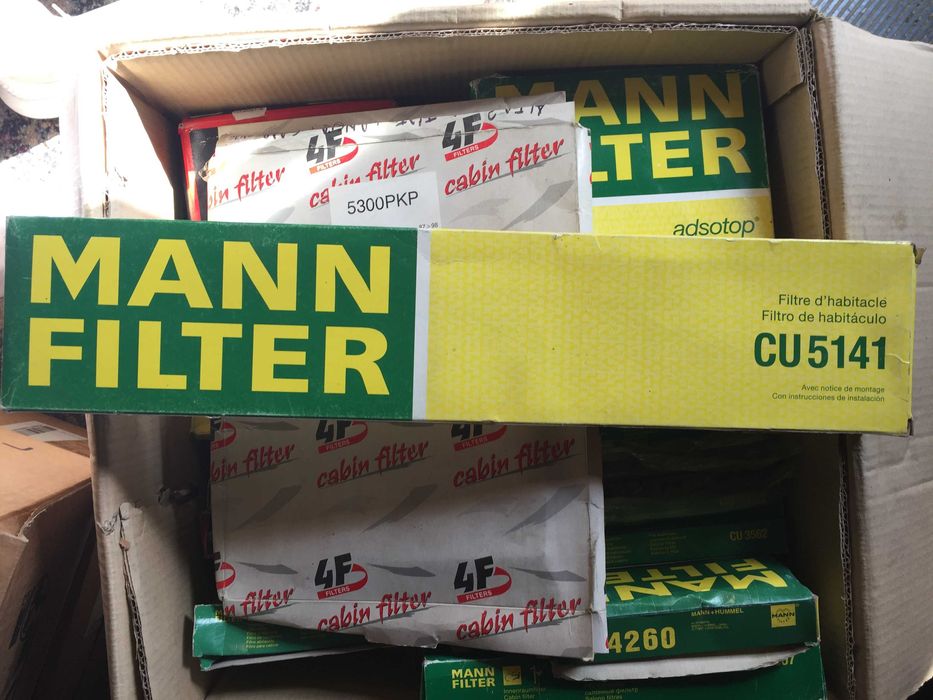 31 filtre polen MANN VW, AUDI, OPEL, MERCEDES, FORD, TOYOTA etc.