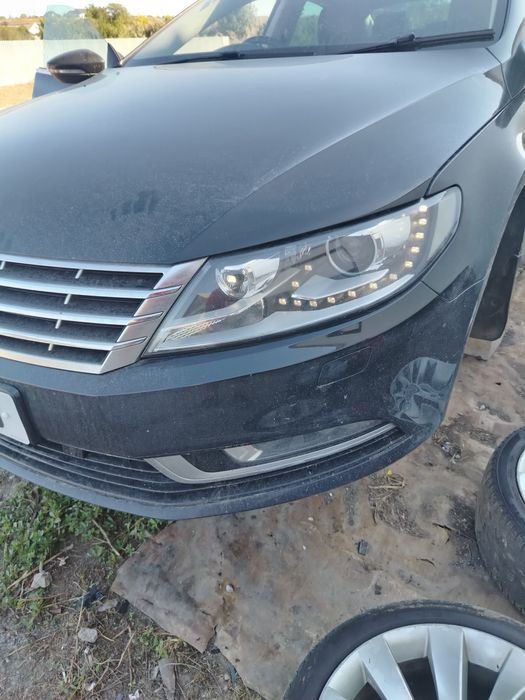 Far passat cc stânga far led passat cc facelift