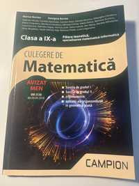 Culedere de matematica clasa a 9-a, Burtea