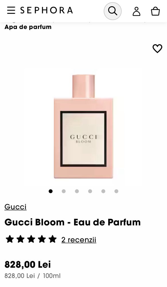 Parfum gucci bloom 100 ml