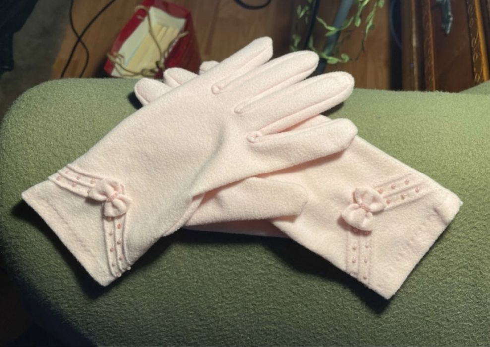 Mănuși feminine roz