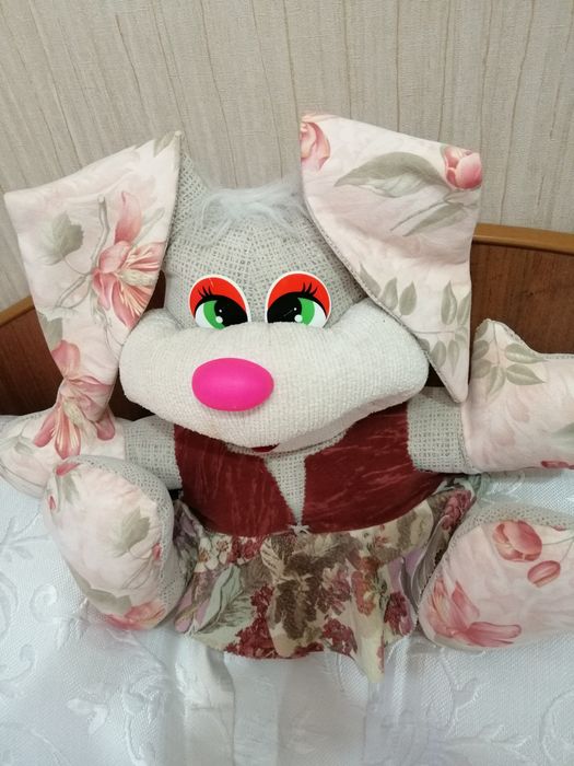 Игрушка интерьерная зайка, мягкая игрушка